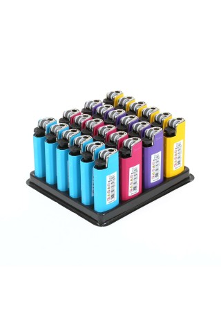 Toscow Renkli Soft Taşlı Çakmak 24 Adet mtl631