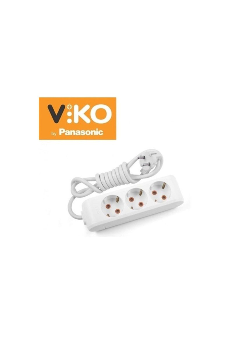 Viko 5 Metre Multi-Let Üçlü Priz UZATMA KABLOSU
