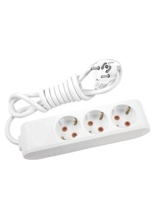 Viko 90117303 Multi-Let Topraklı 2 METRE  3'lü Grup Priz