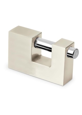 Yassı Asma Kilit Kayar Milli Saten Kaplama 80 Mm