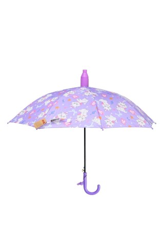 Marlux Bardaklı Korumalı Erkek Çocuk Siyah Baskılı Şemsiye M21MARCE1R003