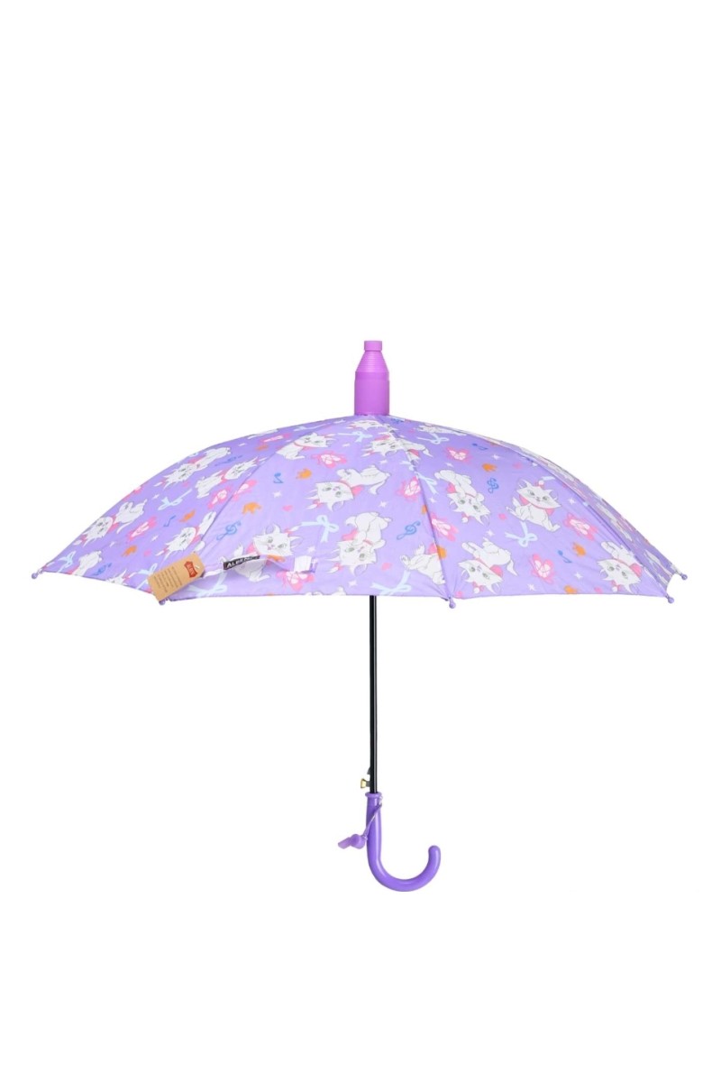 Marlux Bardaklı Korumalı Erkek Çocuk Siyah Baskılı Şemsiye M21MARCE1R003