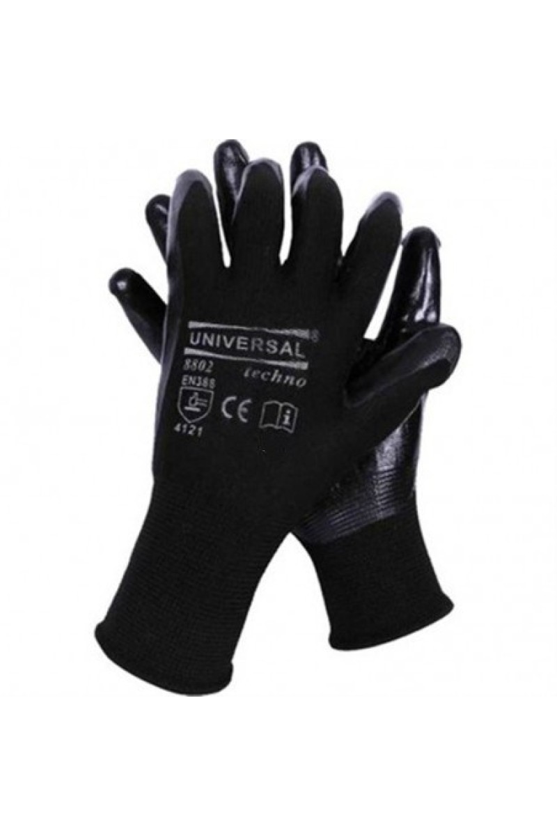 Unıversal 8802-B Nitril Zebra Eldiven