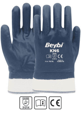 Beybi KN6 Pamuk Nitril Eldiven