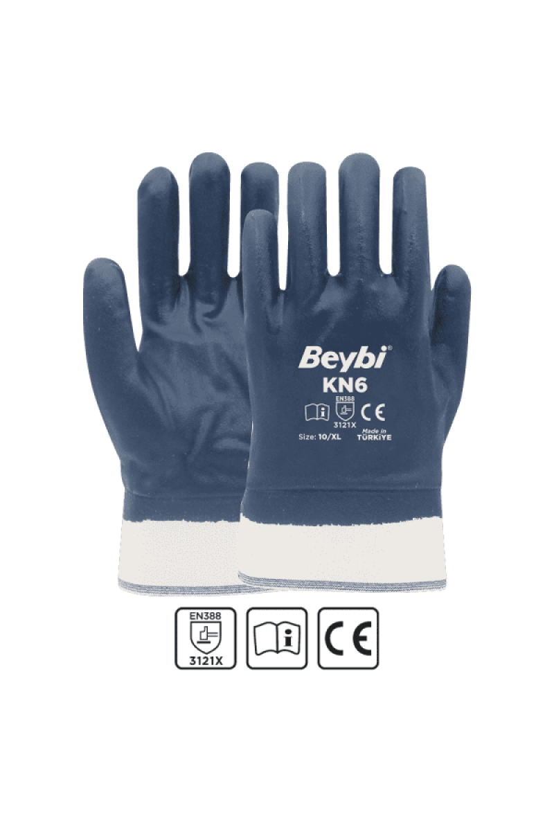 Beybi KN6 Pamuk Nitril Eldiven