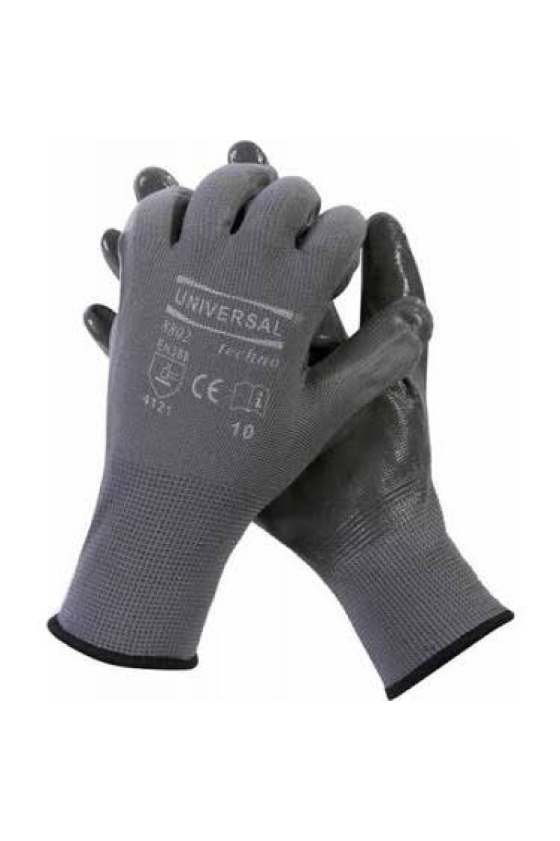 Üniversal Eldiven 8802 Gri Eldiven NO 10 
