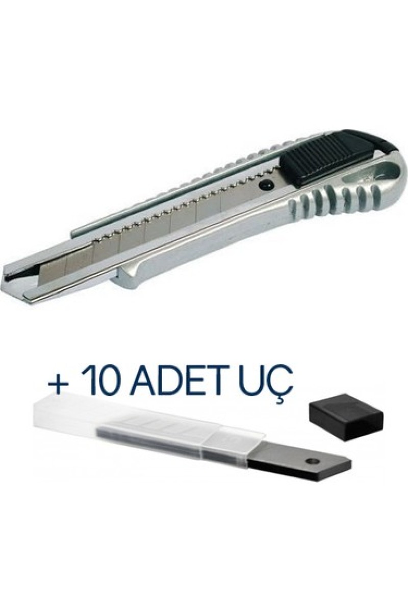 METAL Falçata Maket Bıçağı + 10 ADET YEDEK UÇ