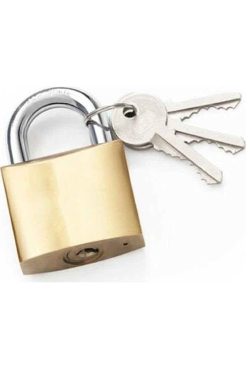 SARI PİRİNÇ ASMA KİLİT 60 MM