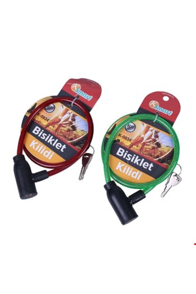 Ksmart kalın bisiklet kilidi 10mm*65cm