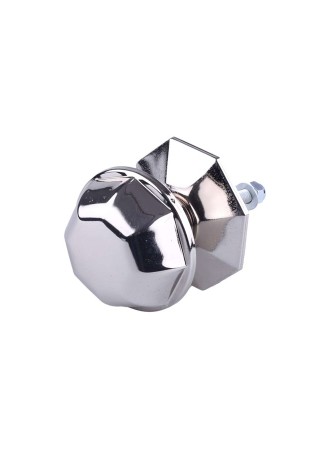 Nobel Topuzu Kapı Babası Kolu Nikel Saten Metal Kristal Kapı Tokmağı