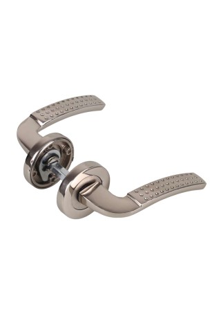 Dreamax Petek Rozetli Yale Sağ Saten Nikel Kapı Kolu