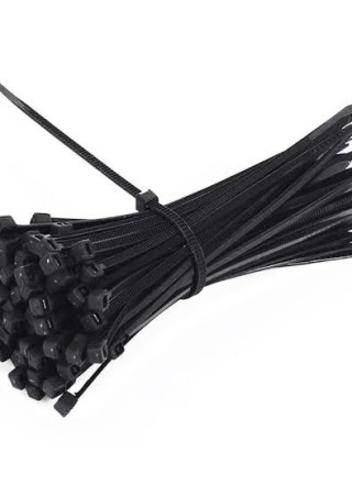 Zenith 4.8x380 mm Siyah 100 Adet Kablo Bağı Plastik Cırt Kelepçe