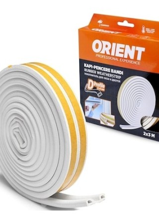 Orient Kapı Pencere Fitili Izolasyon Bandı Beyaz 2x3=6 Mt 504314497