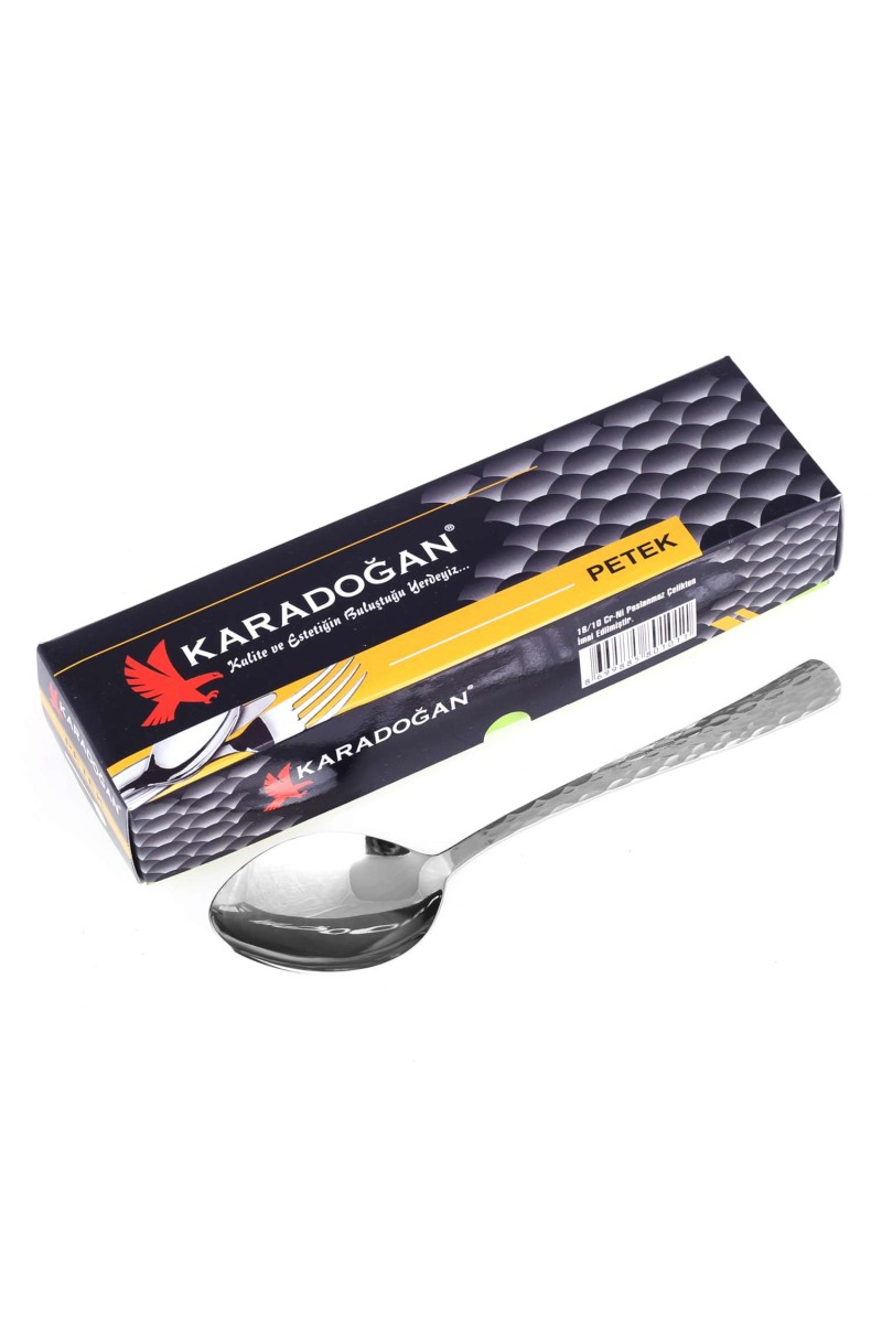 Karadoğan Sarı Siyah Petek Model Yemek Kaşığı 6lı