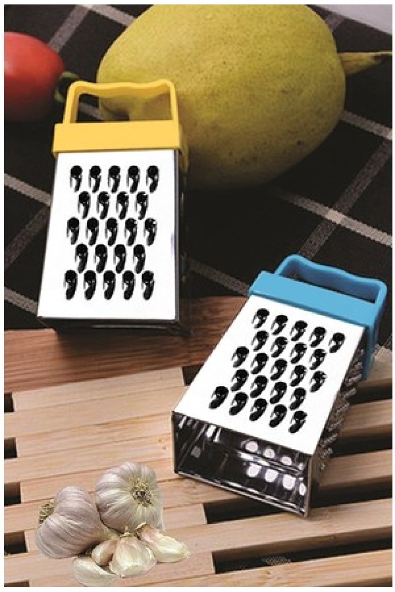 Trendypazar 8 cm 3 Fonksiyonlu Mıknatıslı Mini Sarımsak Peynir Rendesi