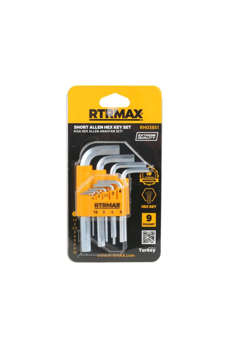 Rtrmax Alyan 9 Prc 120 Mm Kısa Düz