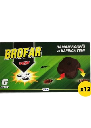 Brofar Hamam Böceği Ve Karınca Yemi 6'lı