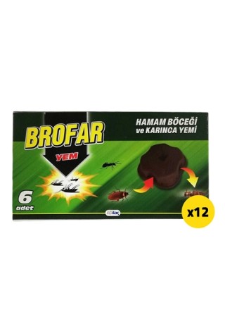 Brofar Hamam Böceği Ve Karınca Yemi 6'lı