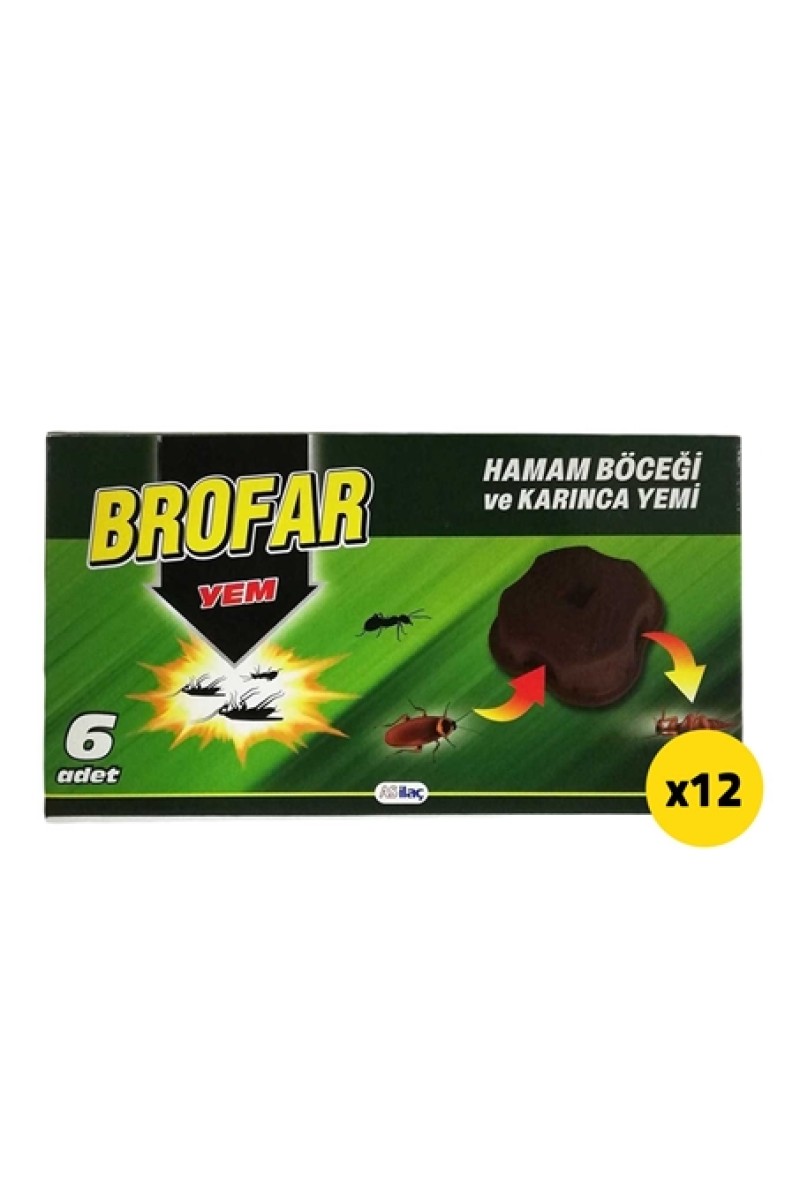 Brofar Hamam Böceği Ve Karınca Yemi 6'lı