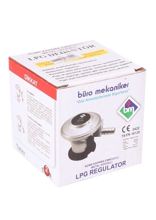 Tüp Dedantörü Bm Turgas Yan Mandallı Metal Sılver Gri