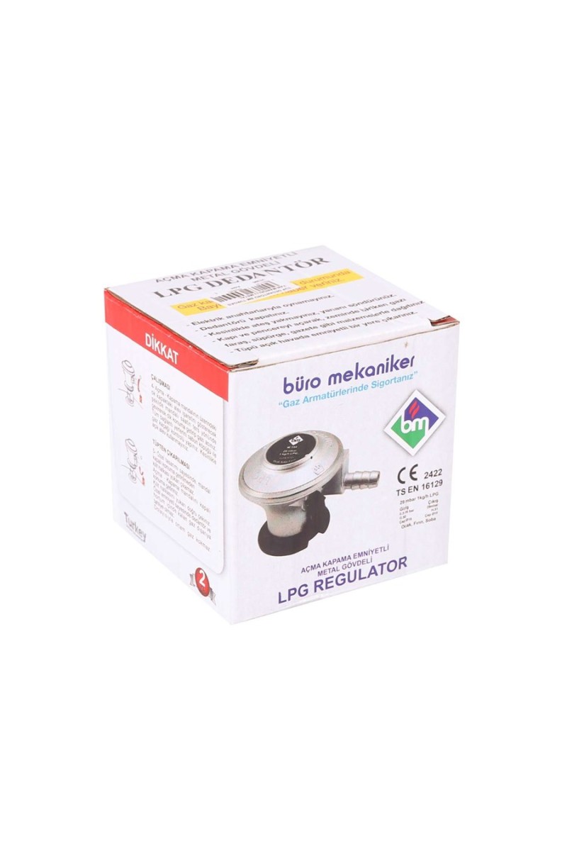 Tüp Dedantörü Bm Turgas Yan Mandallı Metal Sılver Gri