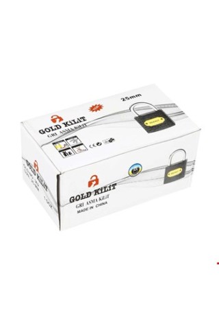 Trice 25 mm Gri Asma Kilit