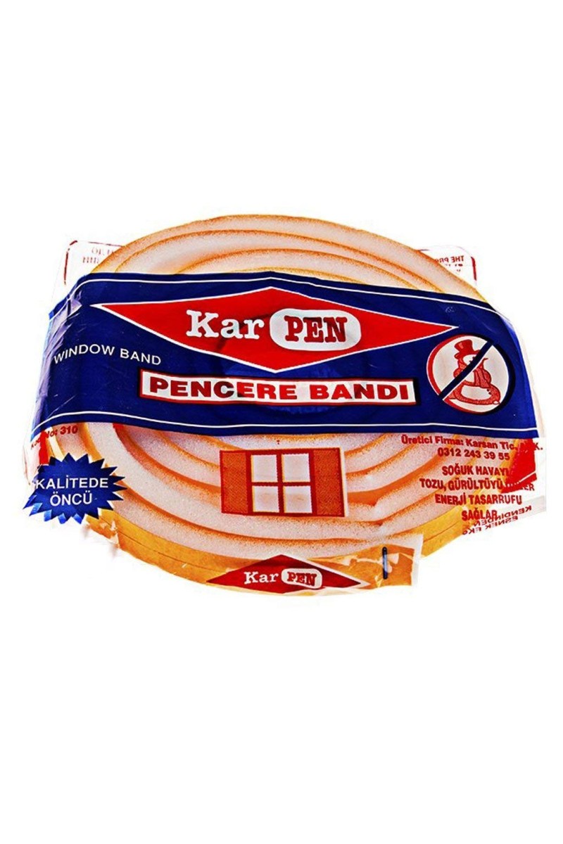 Sünger Pencere Bandı Isı Yalıtım Süngeri 5 Metre (2*2.5 Metre)