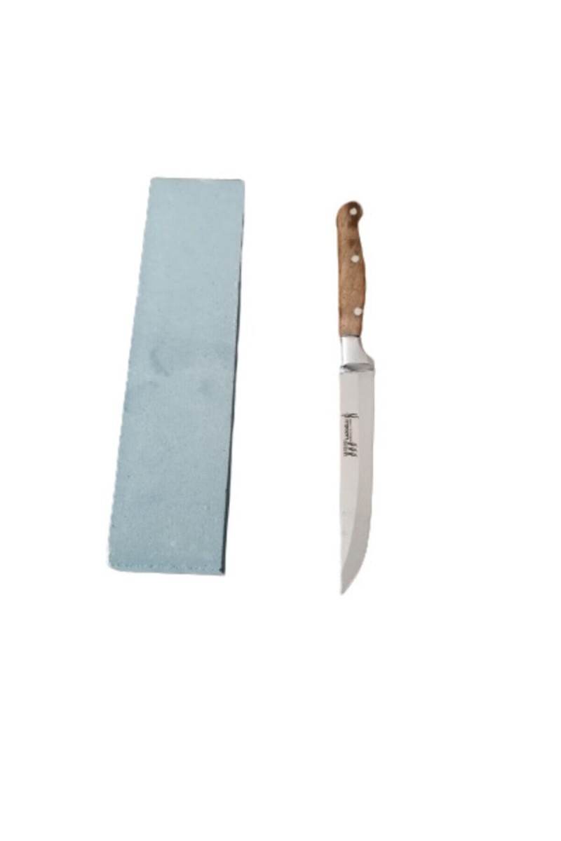 Lazoğlu Lazoglu Orjinal El Yapımı Sebze Meyve Bıçağı Ve Bileme Taşı Laz3