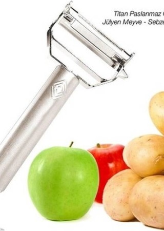 Turbo Jülyen Paslanmaz Meyve Sebze Soyacağı