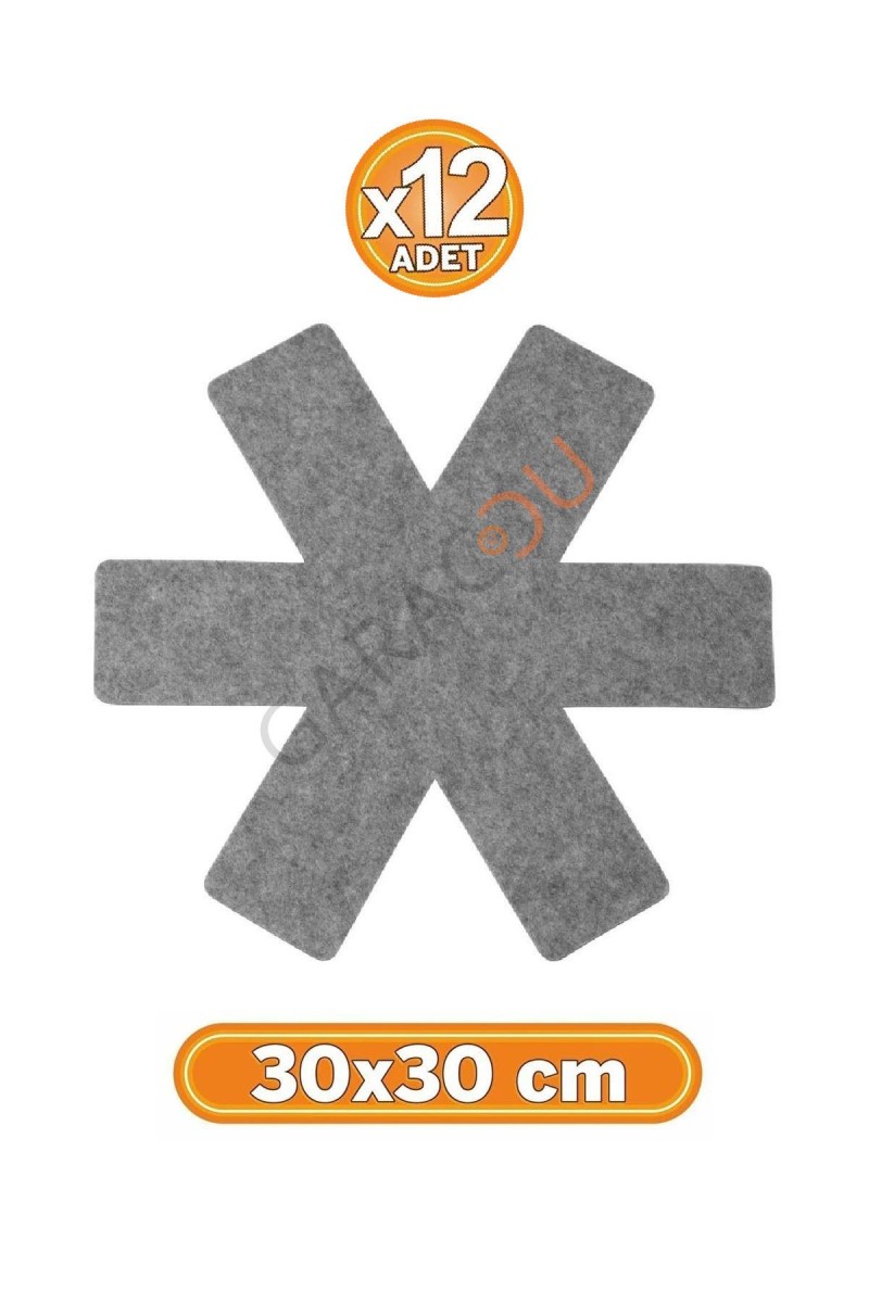 Tava Tencere ve Borcam Koruyucu Çizdirmez Keçe 12'li Set 30x30 cm Tava Tencere ve Borcam Koruyucu Çizdirmez Keçe 12'li Set 30x30 cm