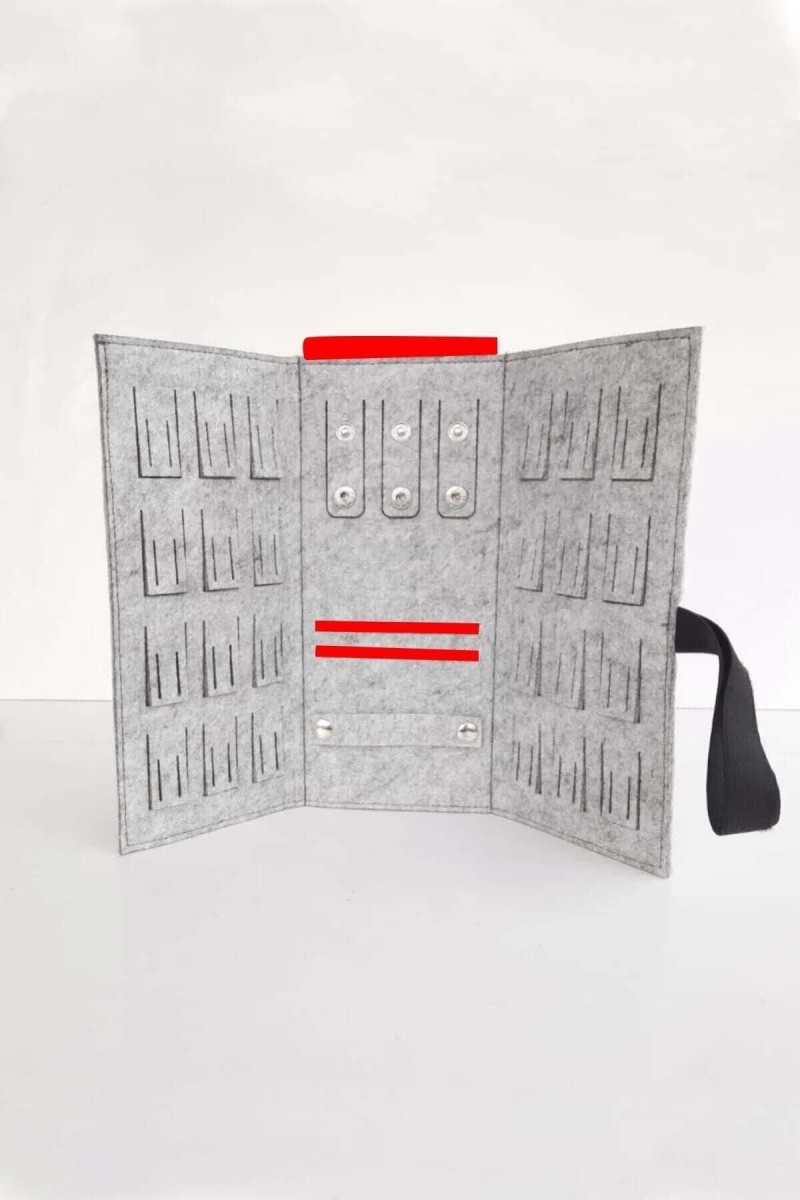 Katlanabilir Seyahat Takı Çantası Cüzdanı Düzenleyici Organizer Kırmızı Katlanabilir Seyahat Takı Çantası Cüzdanı Düzenleyici Organizer Kırmızı