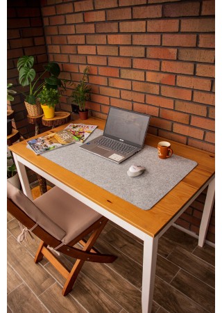 Masa Üstü Düzenleyici Bilgisayar ve Mouse Matı Pad 50x100 Cm Gri