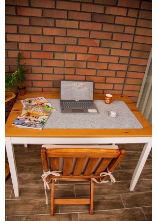 Masa Üstü Düzenleyici Bilgisayar ve Mouse Matı Pad 50x100 Cm Gri