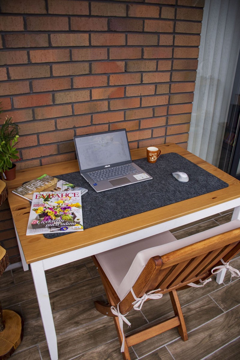 Masa Üstü Düzenleyici Bilgisayar ve Mouse Matı Pad 50x100 Cm Antrasit Masa Üstü Düzenleyici Bilgisayar ve Mouse Matı Pad 50x100 Cm Antrasit