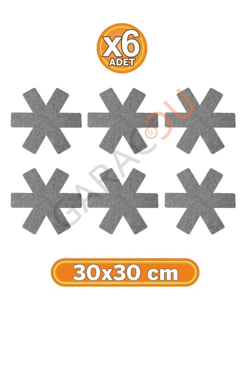 Tava Tencere ve Borcam Koruyucu Çizdirmez Keçe 6'lı Set 30x30 cm Tava Tencere ve Borcam Koruyucu Çizdirmez Keçe 6'lı Set 30x30 cm