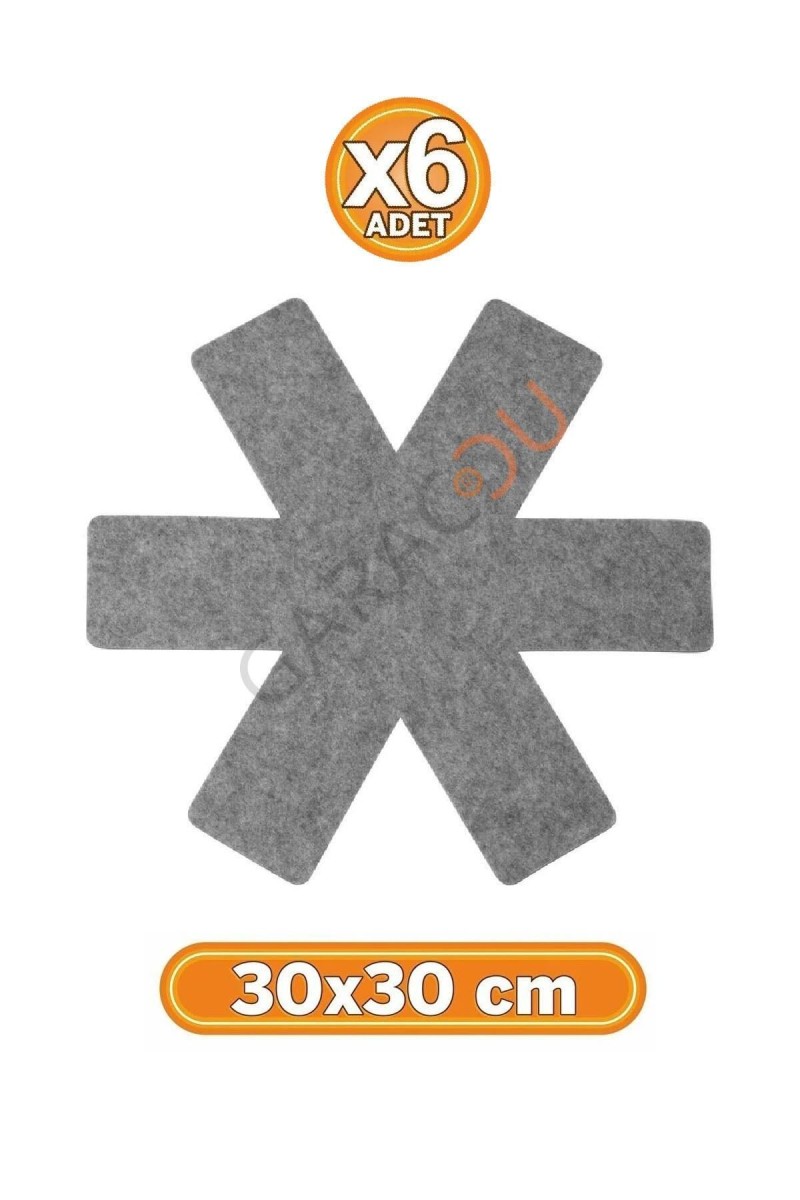 Tava Tencere ve Borcam Koruyucu Çizdirmez Keçe 6'lı Set 30x30 cm Tava Tencere ve Borcam Koruyucu Çizdirmez Keçe 6'lı Set 30x30 cm