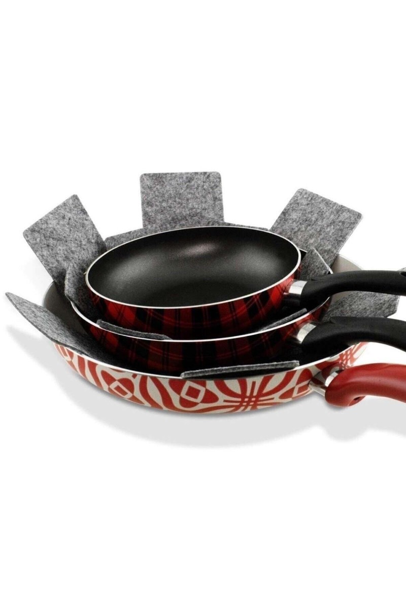Tava Tencere ve Borcam Koruyucu Çizdirmez Keçe 6'lı Set 30x30 cm Tava Tencere ve Borcam Koruyucu Çizdirmez Keçe 6'lı Set 30x30 cm