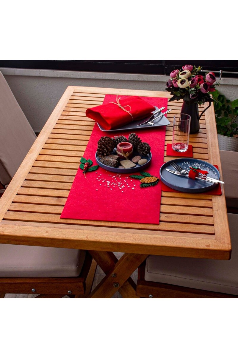 Kaliteli Masa Örtüsü Amerikan Servisi Runner Kırmızı 33x120 cm Ölçülerinde Kaliteli Masa Örtüsü Amerikan Servisi Runner Kırmızı 33x120 cm Ölçülerinde