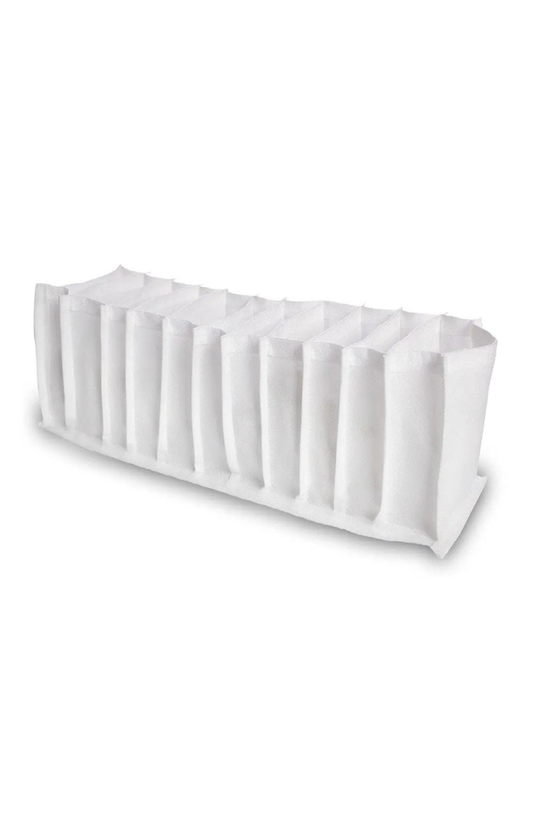 11 Bölmeli Çekmece İçi Katlanır Çamaşır Düzenleyici Organizer 11 x 11 x 38 cm 11 Bölmeli Çekmece İçi Katlanır Çamaşır Düzenleyici Organizer 11 x 11 x 38 cm