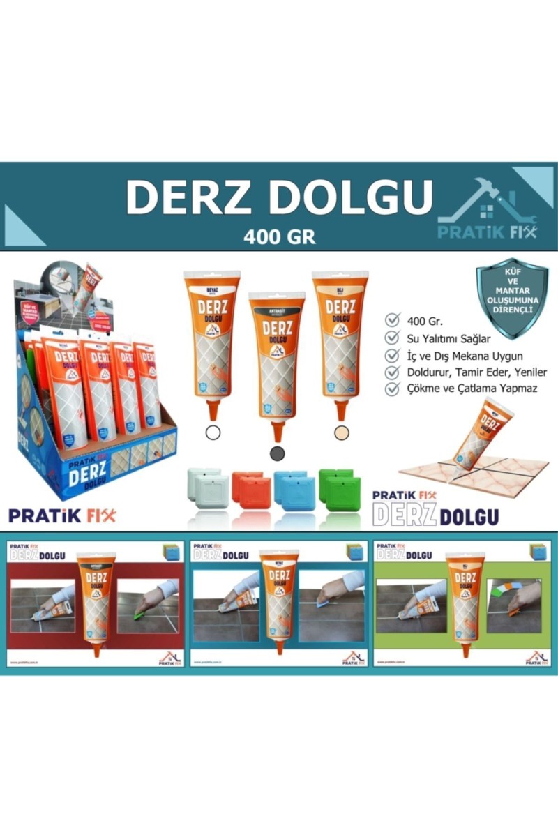 Kullanıma Hazır Beyaz Derz Dolgu 380 Gr Kullanıma Hazır Beyaz Derz Dolgu 380 Gr