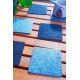 Şık Keçe Kare Bardak Altlıkları Gri Tonlar 6'lı Set Şık Keçe Kare Bardak Altlıkları Gri Tonlar 6'lı Set