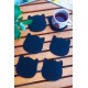 Kedi Temalı Bardak Altlığı Siyah 6'lı Set Kedi Temalı Bardak Altlığı Siyah 6'lı Set