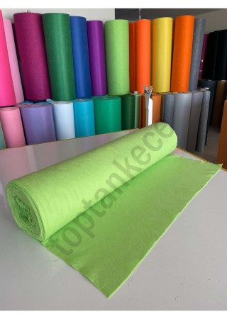 Metrelik Ince Keçe Kumaş 1 Mm Fıstık Yeşili - 1 Metre (100 Cm X 100 Cm)