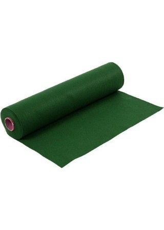 Metrelik Ince Keçe Kumaş 1 Mm Çimen Yeşili - 1 Metre (100X100 CM), Yeşil Keçe, Yılbaşı Yeşili Keçe