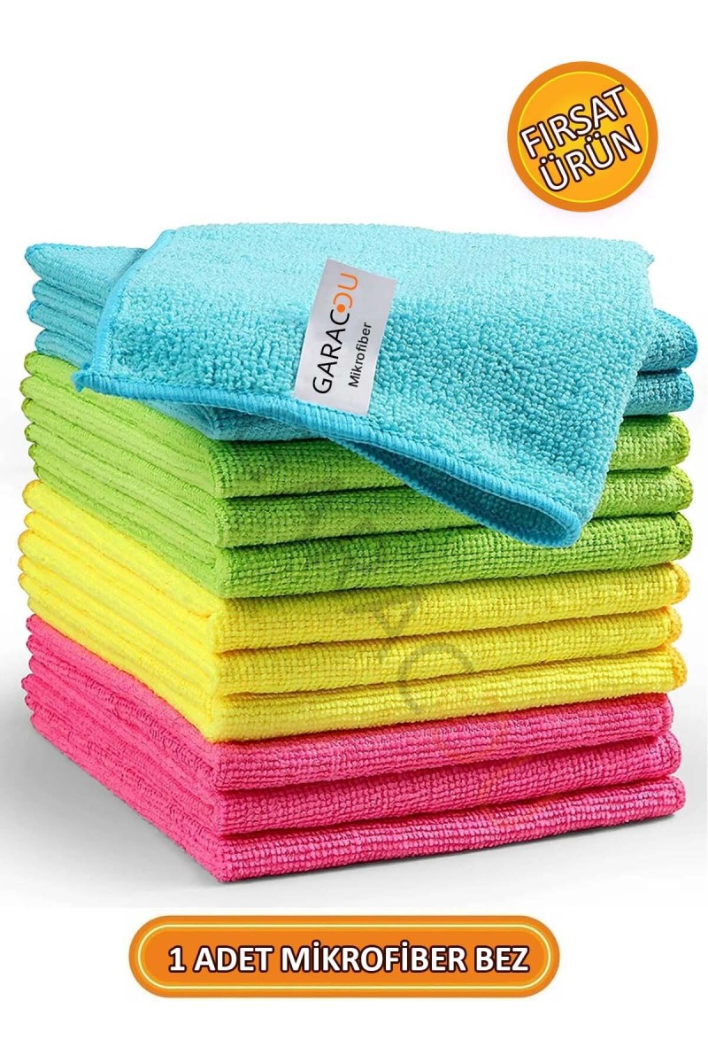 Mikrofiber Premium Temizlik Bezi 40x60 cm 1 Adet Mikrofiber Premium Temizlik Bezi 40x60 cm 1 Adet