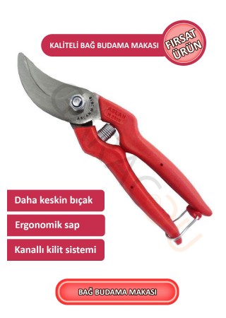 1. Sınıf Çelik Kaliteli Bağ Budama Makası, Bağ Makası