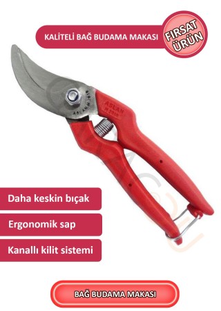 1. Sınıf Çelik Kaliteli Bağ Budama Makası, Bağ Makası