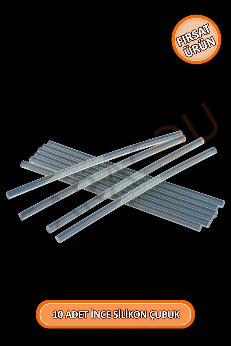 İnce Silikon Çubuk 7,40 Mm Kalınlık 30 Cm Uzunluk 10 Adet, Ince Çubuk Silikon, Güçlü Yapıştırıcı İnce Silikon Çubuk 7,40 Mm Kalınlık 30 Cm Uzunluk 10 Adet, Ince Çubuk Silikon, Güçlü Yapıştırıcı