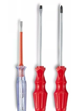 Tornavida Seti Düz Tornavida Yıldız Tornavida Ve Kontrol Kalemi 3'lü Set