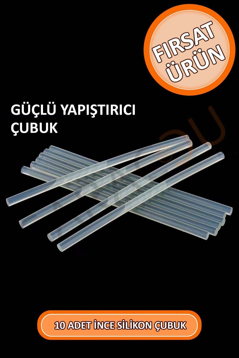 İnce Silikon Çubuk 7,40 Mm Kalınlık 30 Cm Uzunluk 10 Adet, Ince Çubuk Silikon, Güçlü Yapıştırıcı İnce Silikon Çubuk 7,40 Mm Kalınlık 30 Cm Uzunluk 10 Adet, Ince Çubuk Silikon, Güçlü Yapıştırıcı